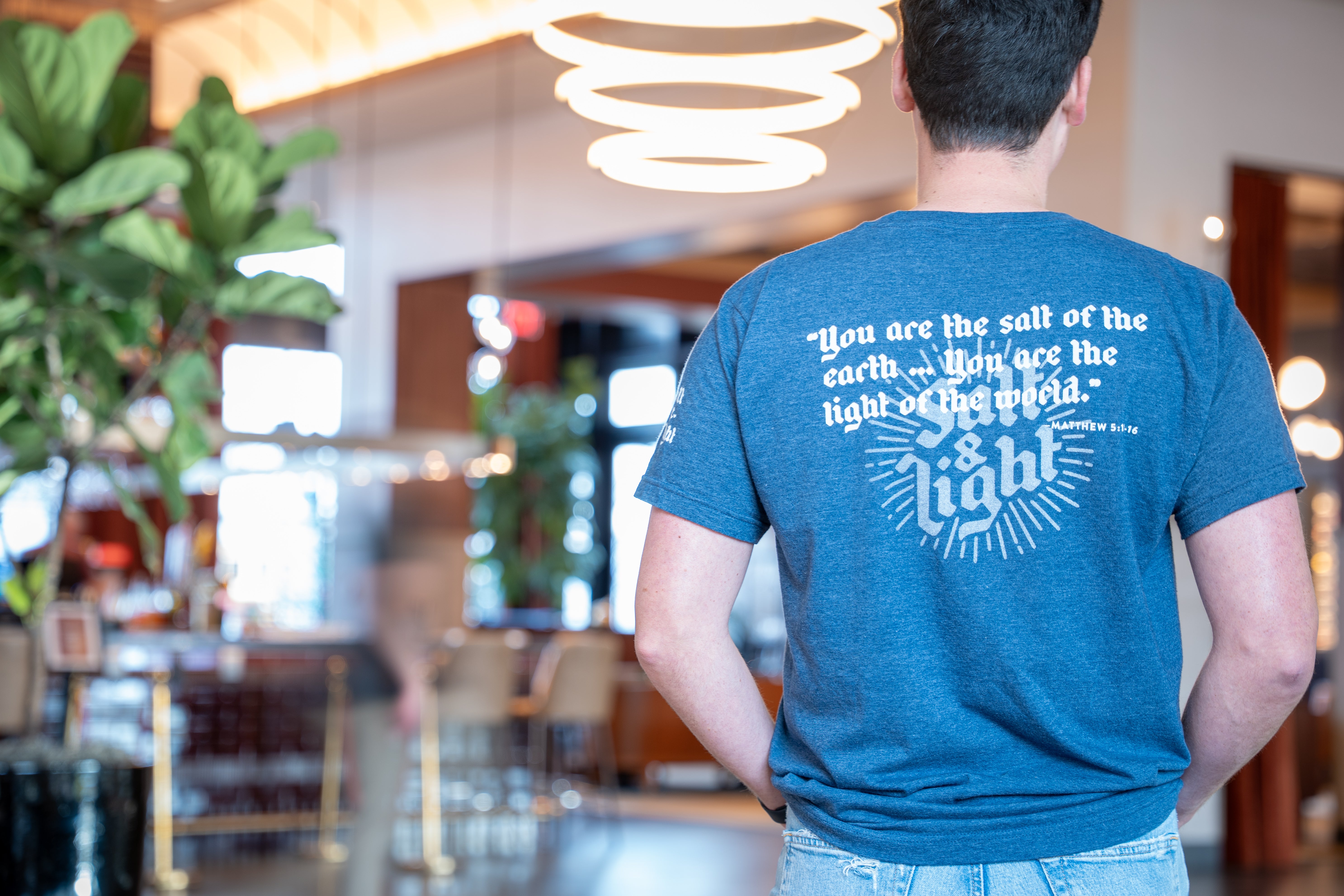Salt and Light Tee lifestyle