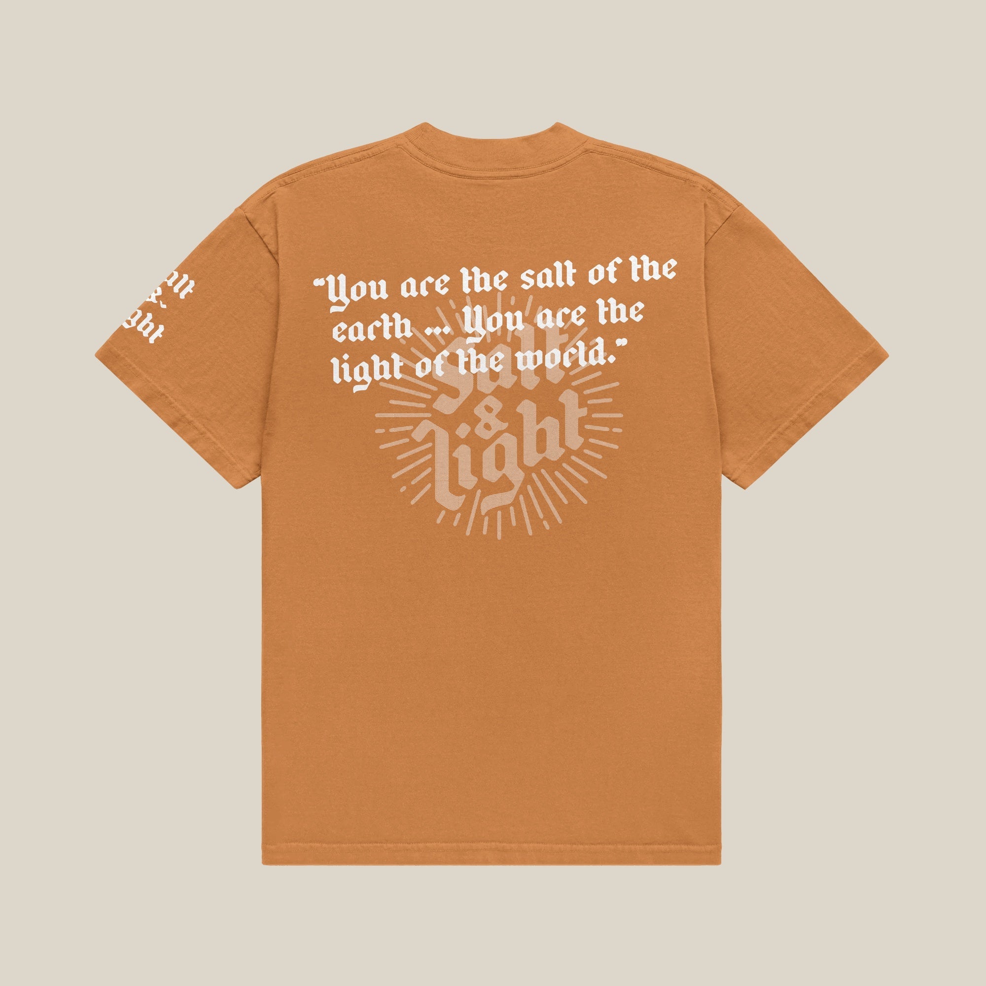 Salt and Light Tee - Rust