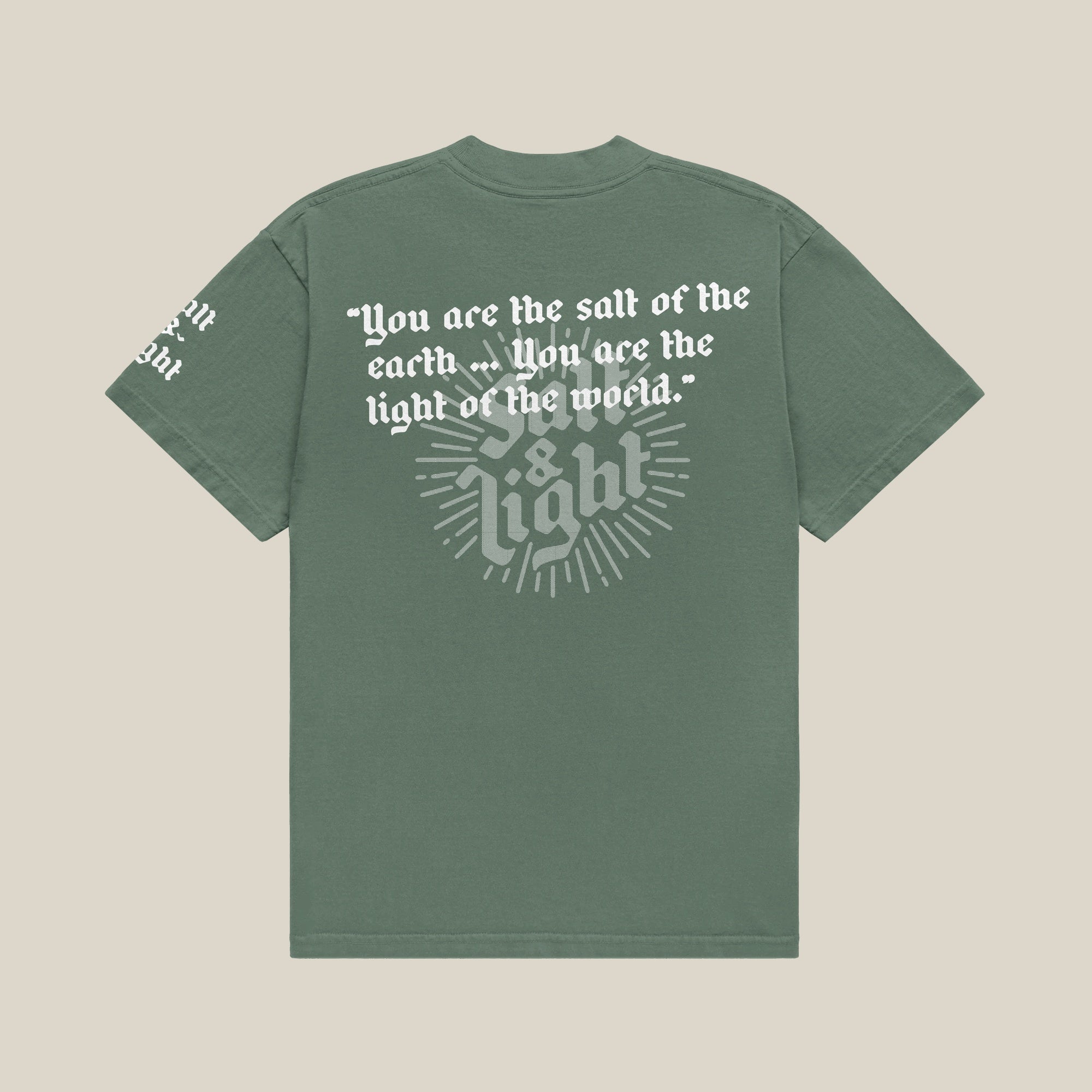 Salt and Light Tee - Sage